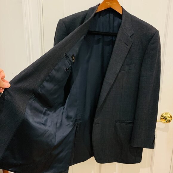 Men's CORNELIANI Wool SUPER 150's Suit Size 42R EUR 48 - Picture 6 of 10